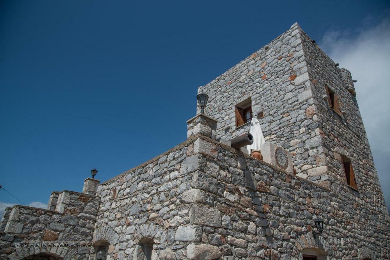 Апартаменты Charouda Stone Tower Pyrgos Dirou Экстерьер фото