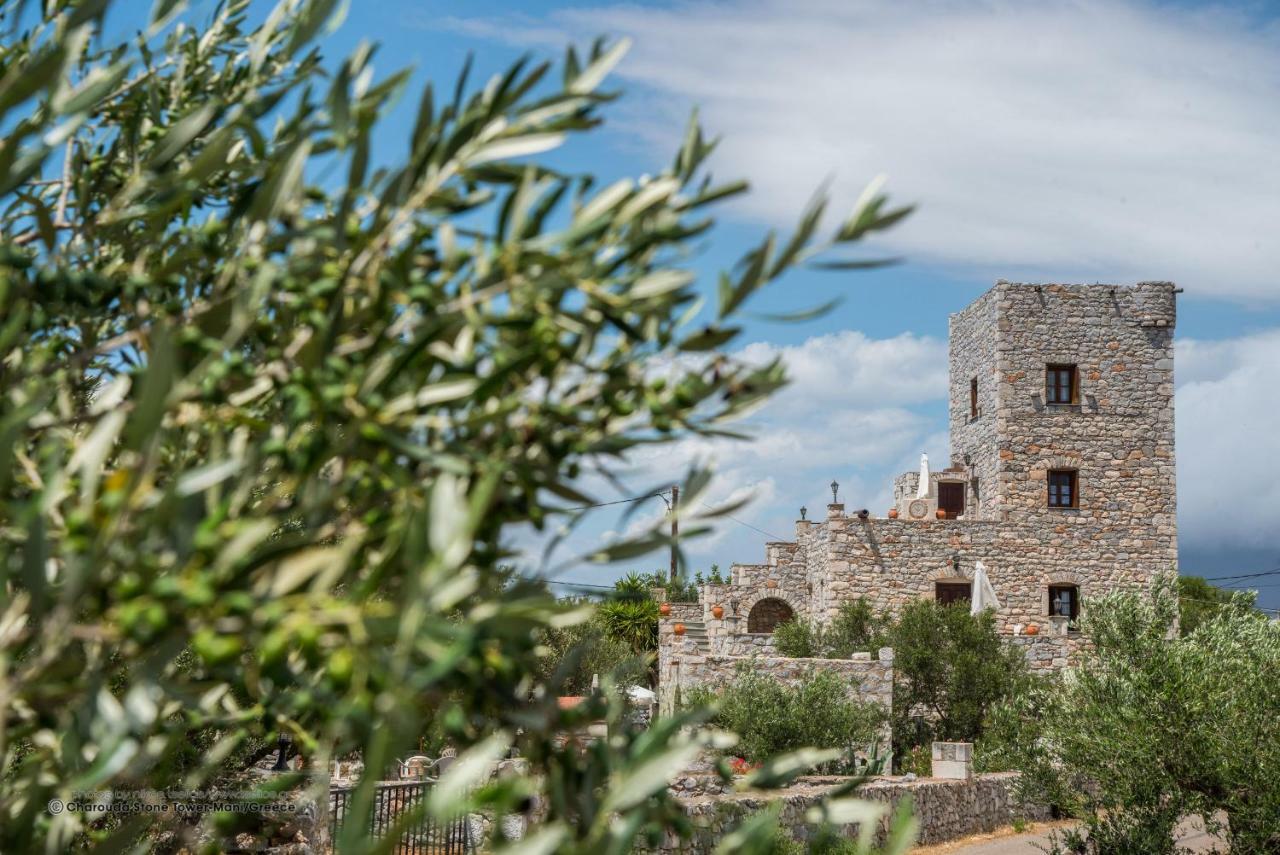 Апартаменты Charouda Stone Tower Pyrgos Dirou Экстерьер фото