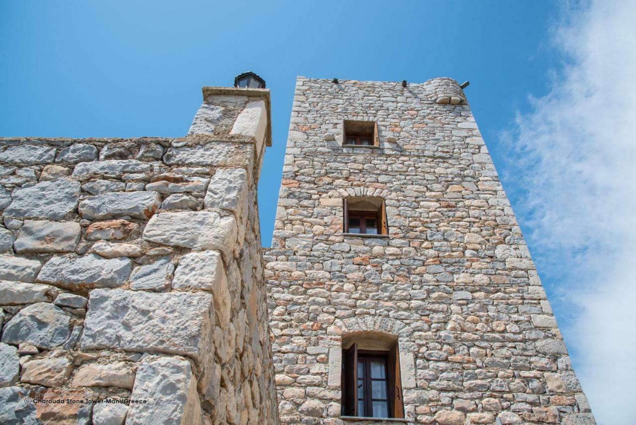 Апартаменты Charouda Stone Tower Pyrgos Dirou Экстерьер фото